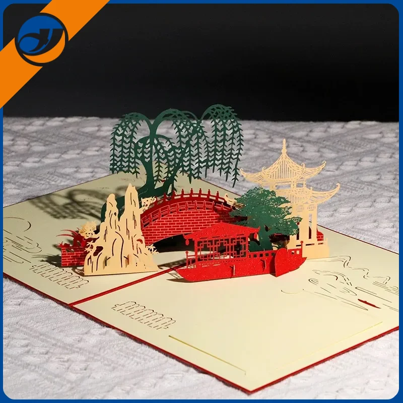 Yaratıcı 3D kağıt kartı