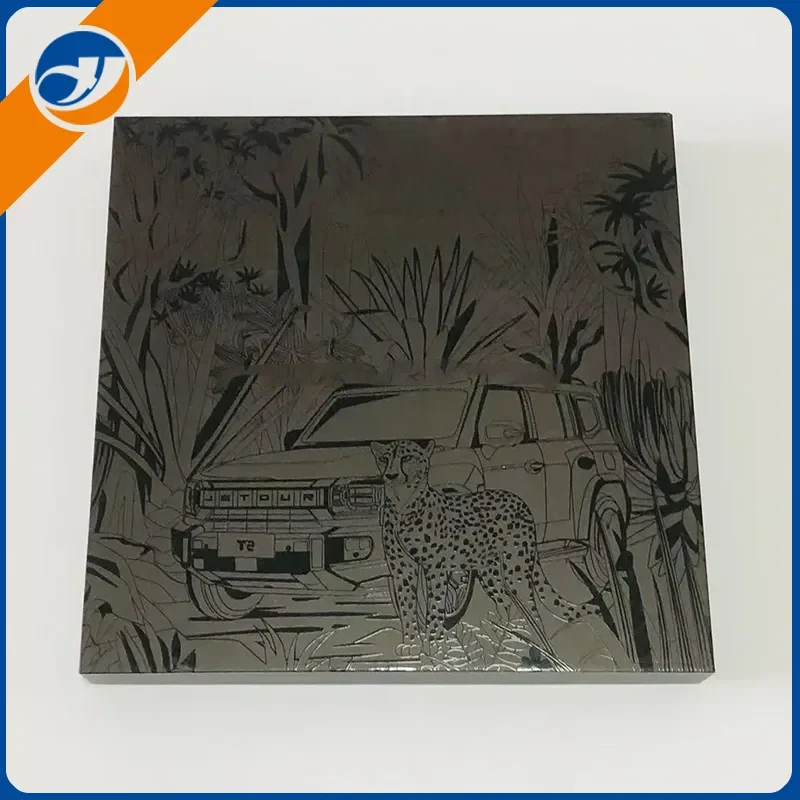 Mat Kabartmalı Siyah Hediye Kutusu